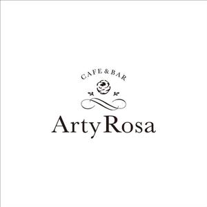 nobdesign (nobdesign)さんのカフェ＆バー「Arty Rosa」のロゴへの提案