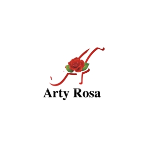 XL@グラフィック (ldz530607)さんのカフェ＆バー「Arty Rosa」のロゴへの提案