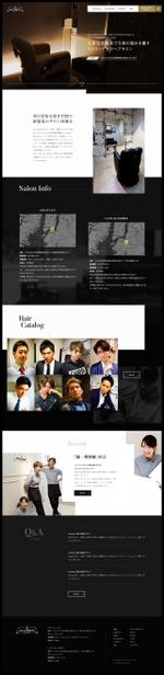 yuji ishibashi (persee)さんの【TOPページのみ】複数店舗人気なオシャレ理容室♪への提案