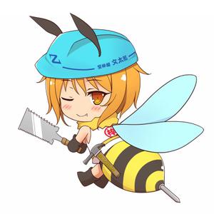 ナツ (coucher)さんのミツバチ（女の子）のキャラクターロゴへの提案