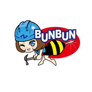 うさぎいち (minagirura27)さんのミツバチ（女の子）のキャラクターロゴへの提案