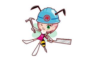 marukei (marukei)さんのミツバチ（女の子）のキャラクターロゴへの提案