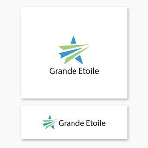design vero (VERO)さんの外国人材紹介、日本語教育、貿易コンサル「株式会社グラン・エトワール」Grande Etoile Corporationのロゴへの提案