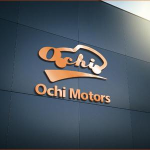 sazuki (sazuki)さんの車の好きな車屋さん！「Ｏｃｈｉ　Ｍｏｔｏｒｓ」のワクワクするロゴやデザインの作成お願いします！！への提案