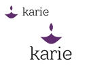 なべちゃん (YoshiakiWatanabe)さんのネットショッピング「karie」のロゴへの提案
