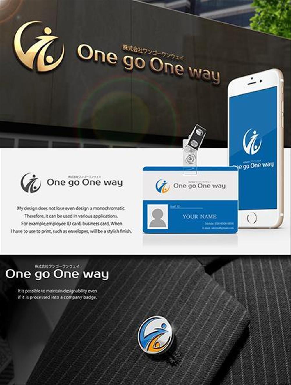 新規設立コンサルティング会社ホームページ「株式会社One go One way」のロゴ