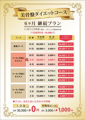 手書きの下書きあり 女性専用痩身サロンの料金表のデザイン A３サイズ の事例 実績 提案一覧 Id チラシ作成 フライヤー ビラ デザインの仕事 クラウドソーシング ランサーズ