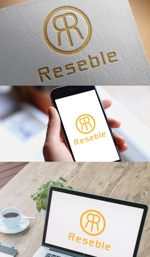 コトブキヤ (kyo-mei)さんの予約してすぐ行けるカフェ予約アプリ「Reseble」のロゴの仕事への提案