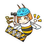 tonpilibyさんのミツバチ（女の子）のキャラクターロゴへの提案