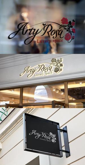 株式会社ガラパゴス (glpgs-lance)さんのカフェ＆バー「Arty Rosa」のロゴへの提案