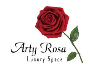 creative1 (AkihikoMiyamoto)さんのカフェ＆バー「Arty Rosa」のロゴへの提案