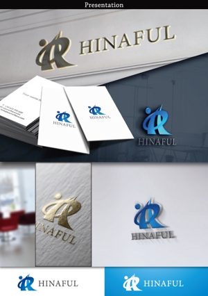 hayate_design ()さんのHINAFUL株式会社のロゴへの提案