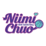tosho-oza (tosho-oza)さんの小学生のミニバスチームのロゴ　チームカラー「紫」チーム名「新見ミニバスケットボールスポーツ少年団」への提案