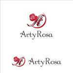 crawl (sumii430)さんのカフェ＆バー「Arty Rosa」のロゴへの提案