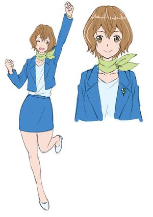 hirori (vice0909)さんの女性講師のキャラクターデザイン募集への提案