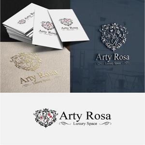drkigawa (drkigawa)さんのカフェ＆バー「Arty Rosa」のロゴへの提案
