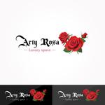 YOO GRAPH (fujiseyoo)さんのカフェ＆バー「Arty Rosa」のロゴへの提案