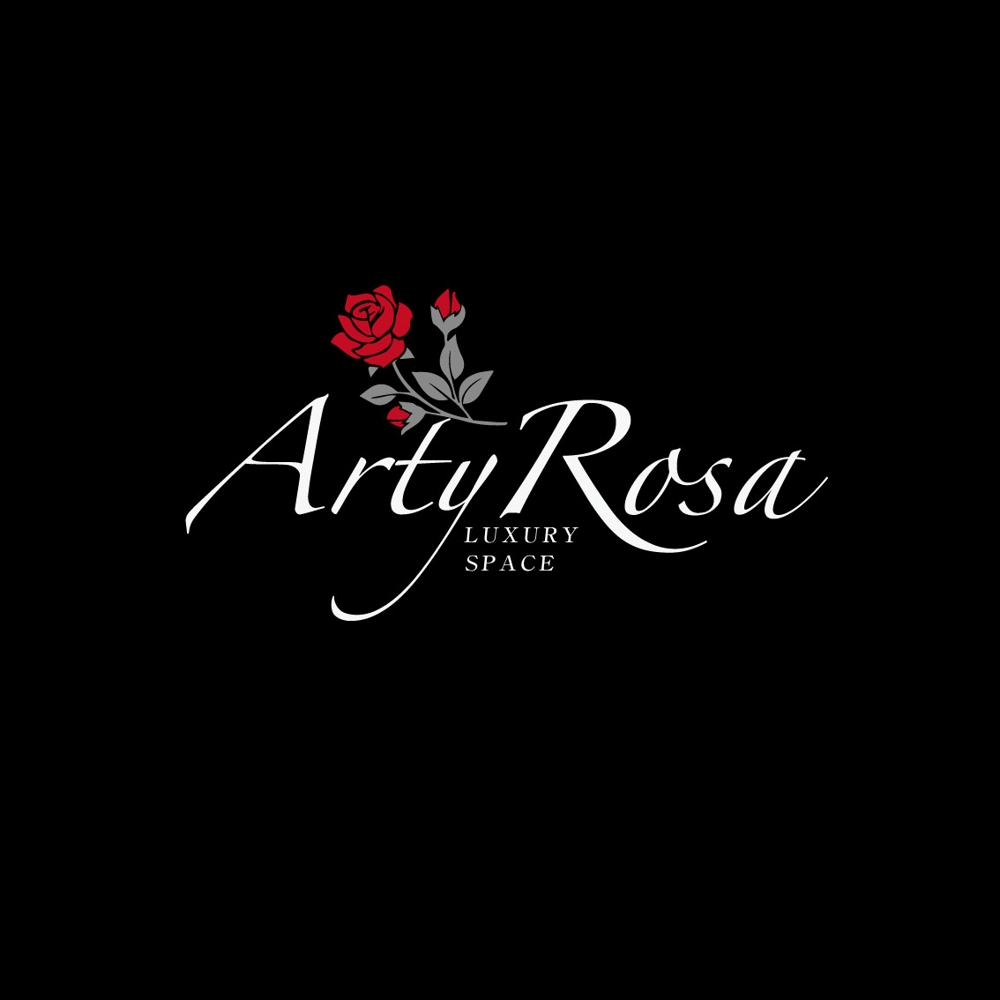 カフェ＆バー「Arty Rosa」のロゴ