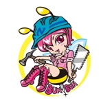 kosei (kosei)さんのミツバチ（女の子）のキャラクターロゴへの提案
