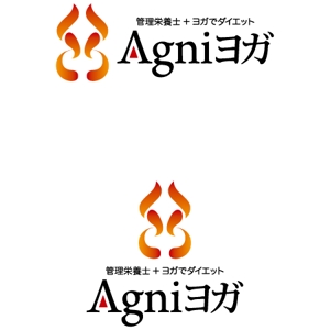 八剣華菱 (naruheat)さんのヨガ教室のロゴへの提案