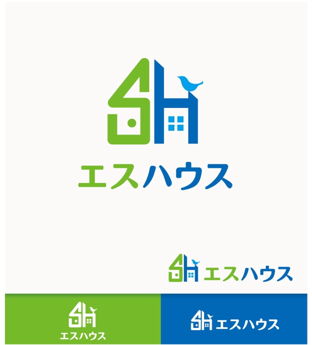 不動産賃貸会社のロゴ【エスハウス】