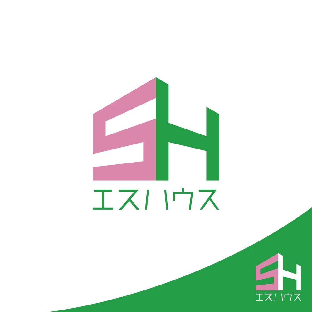不動産賃貸会社のロゴ【エスハウス】