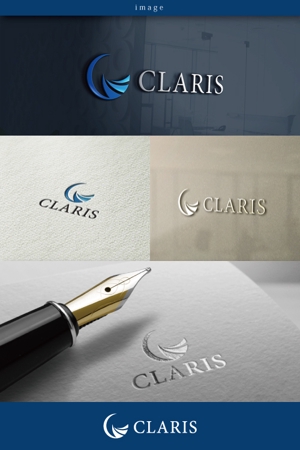 coco design (tomotin)さんのホテル運営会社　CLARIS　RESORT の名刺や封筒などに印刷するロゴへの提案