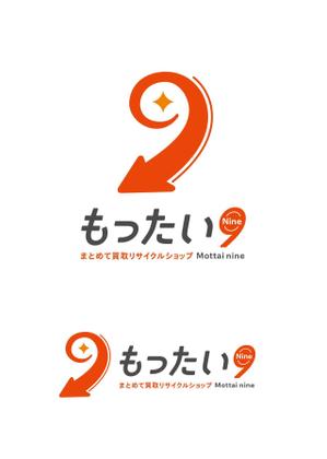 T Miura (miuradesign)さんのリサイクルショップ（販売、買取）「もったい９」のロゴ作成の仕事への提案