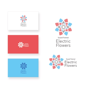 加藤 (lan_kato2018)さんの音楽フェスティバル「Electric Flowers」のロゴへの提案