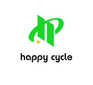 ぽんぽん (haruka0115322)さんの電動アシスト自転車専門店（販売・レンタル・修理）「happy cycle」(ハッピーサイクル)のロゴへの提案