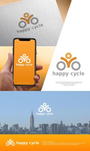 NJONESKYDWS (NJONES)さんの電動アシスト自転車専門店（販売・レンタル・修理）「happy cycle」(ハッピーサイクル)のロゴへの提案