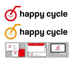 King_J (king_j)さんの電動アシスト自転車専門店（販売・レンタル・修理）「happy cycle」(ハッピーサイクル)のロゴへの提案