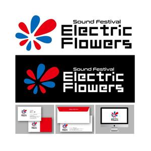 King_J (king_j)さんの音楽フェスティバル「Electric Flowers」のロゴへの提案