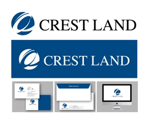 King_J (king_j)さんの不動産関連会社「CREST LAND」のロゴ作成への提案