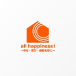 No14 (No14)さんの社内スローガン「all happiness !」のロゴへの提案