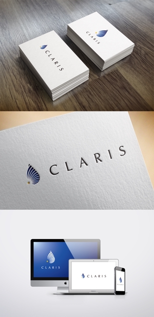 UGUG (ugug)さんのホテル運営会社　CLARIS　RESORT の名刺や封筒などに印刷するロゴへの提案