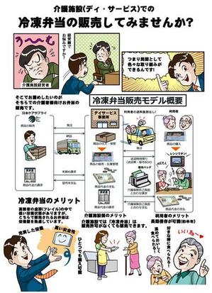 ゆめの-よう (yumeno-yo)さんの営業ツール用　漫画　A4（片面半分） シナリオ作成済への提案