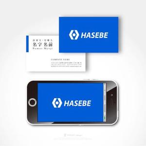 HABAKIdesign (hirokiabe58)さんの建設業　株式会社HASEBE　名刺用ロゴへの提案