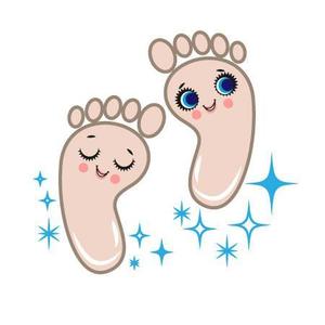 keroko6517 (keroko17)さんのかかとのつるつる笑顔　形のイラストへの提案