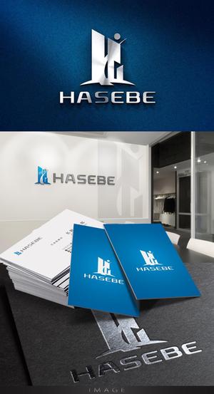 Cobalt Blue (Cobalt_B1ue)さんの建設業　株式会社HASEBE　名刺用ロゴへの提案