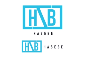 ぶん (afterimg)さんの建設業　株式会社HASEBE　名刺用ロゴへの提案