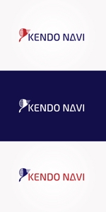 red3841 (red3841)さんの「KENDO NAVI」クールかつスマホで見ても判別できるロゴタイプの作成への提案