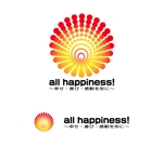 MacMagicianさんの社内スローガン「all happiness !」のロゴへの提案