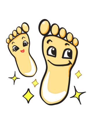 麻友 (mayu_to)さんのかかとのつるつる笑顔　形のイラストへの提案