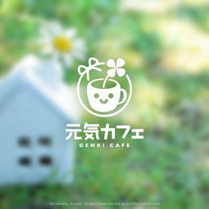 shirokuma_design (itohsyoukai)さんの認知症の方や家族が集う認知症カフェ、元気カフェのロゴへの提案