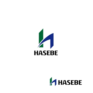 niki161 (nashiniki161)さんの建設業　株式会社HASEBE　名刺用ロゴへの提案