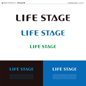 K'z Design Factory (kzdesign)さんの住宅会社　「LIFE STAGE」のロゴへの提案