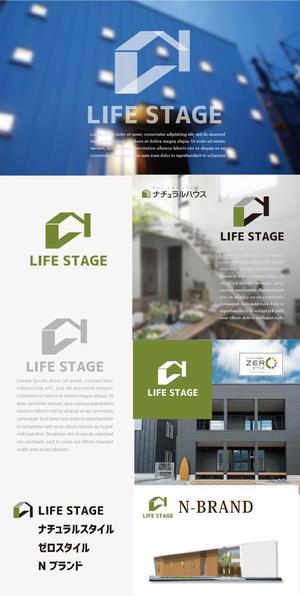 mg_web (mg_web)さんの住宅会社　「LIFE STAGE」のロゴへの提案