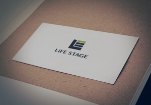 as (asuoasuo)さんの住宅会社　「LIFE STAGE」のロゴへの提案