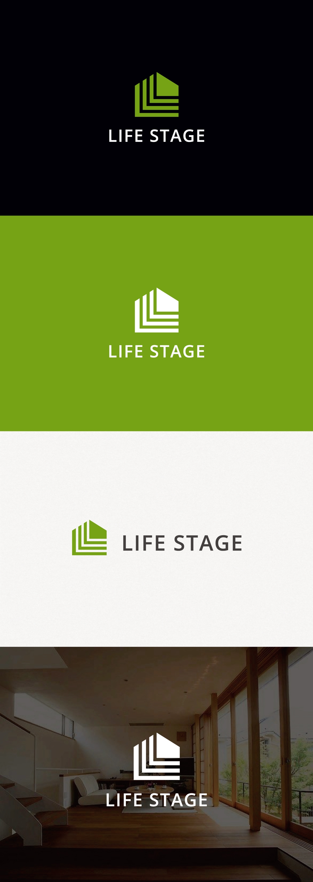 住宅会社　「LIFE STAGE」のロゴ